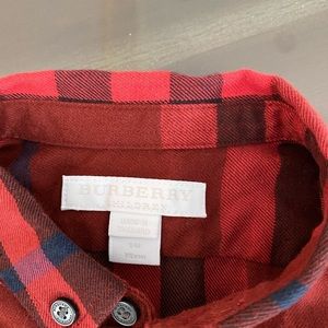 Burberry button down shirt